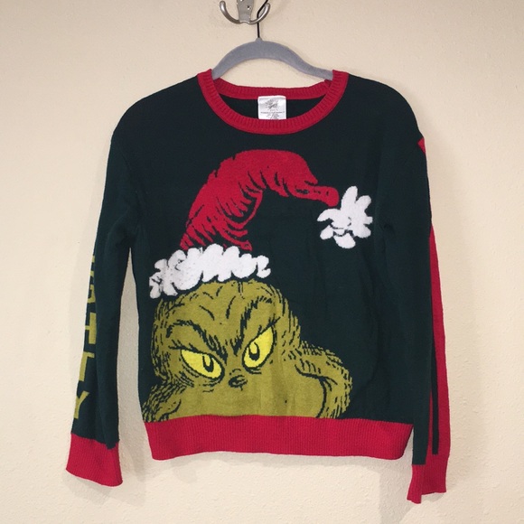 Dr. Seuss | Sweaters | Ladies Dr Seuss The Grinch Holiday Christmas Sweater  Size M | Poshmark